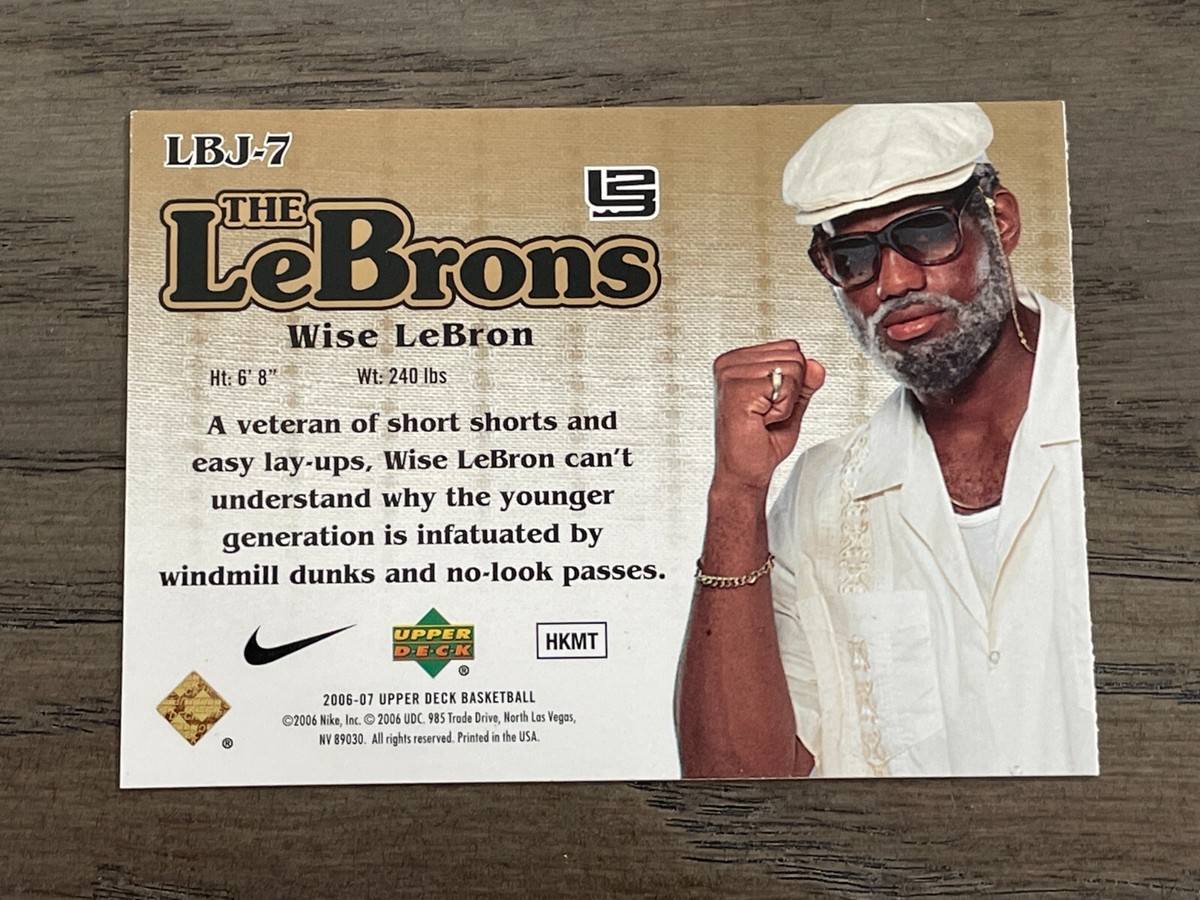 2006-07 Upper Deck The LeBrons Wise LeBron James #LBJ7 | eBay 2006-07 Upper Deck The LeBrons Wise LeBron James #LBJ7 | eBay