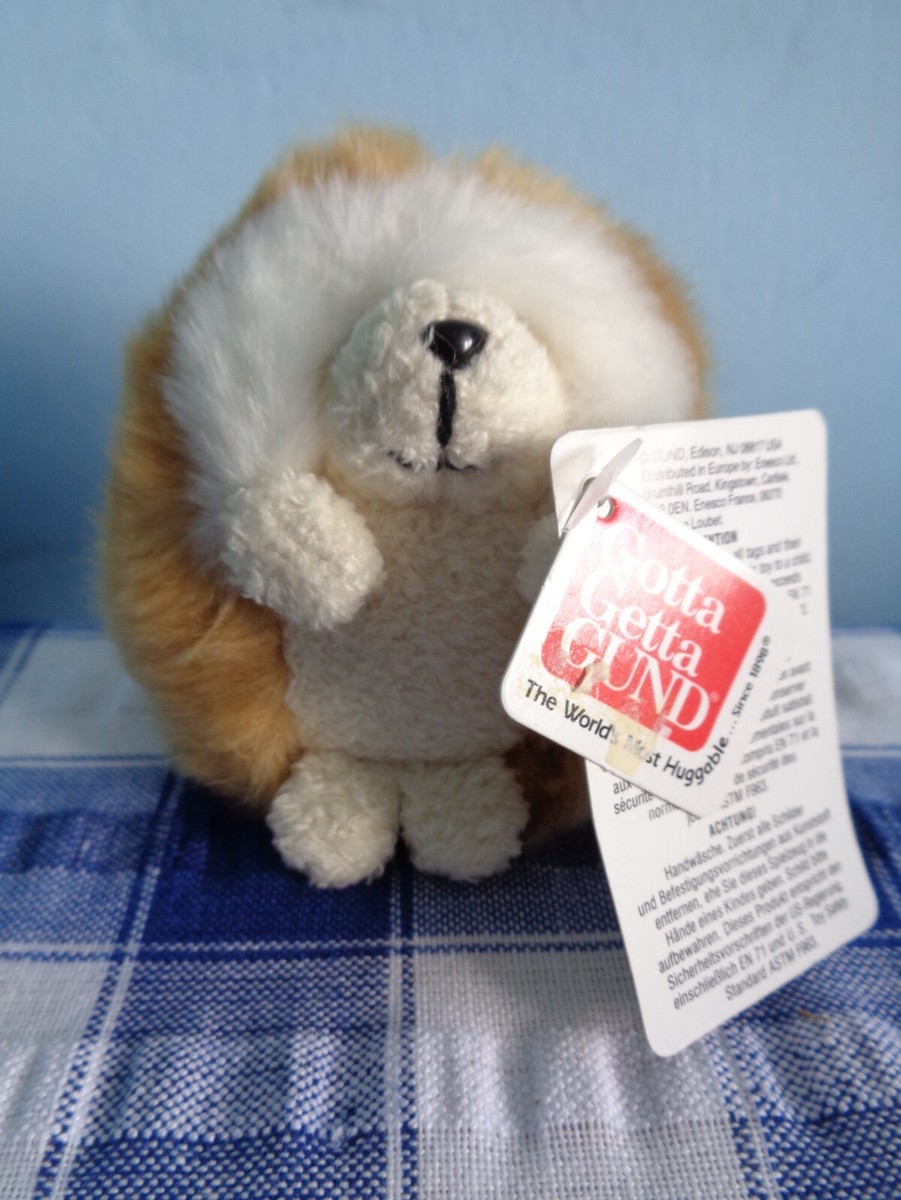 Gund GANLEY THE HEDGEHOG 012044 mini soft toy with tags