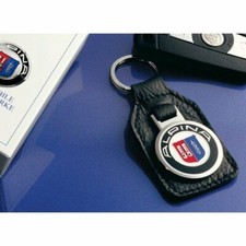 Alpina Keyfob Real Black Leather Key Ring Keychain For Bmw Alpina B3 B6 Genuine Alpina Keyfob Real Black Leather Key Ring Keychain For Bmw Alpina B3 B6 Genuine