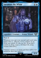 MTG Lord of the Rings FOIL U Saruman the White 0067