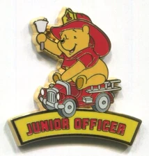 Disney Pins Winnie The Pooh Fireman RARE Disney Japan Exclusive Pin