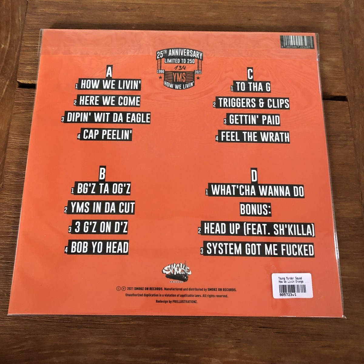 YOUNG MURDER SQUAD HOW WE LIVIN' 25周年記念盤 Ltd 250 Only Color Vinyl] Young Murder Squad ‎– How We Livin