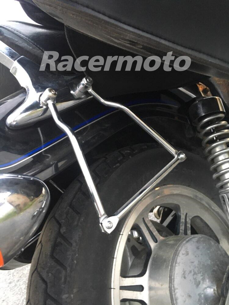 Universal Steel Saddlebag Supports – Fit Suzuki Intruder Volusia VL400 VL800 VL1500