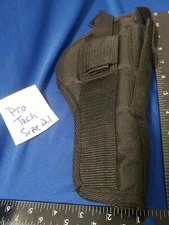 PRO-TECH OUTDOORS GUN HOLSTER SIZE 21 FABRIC / CORDURA RH 9 1/4"