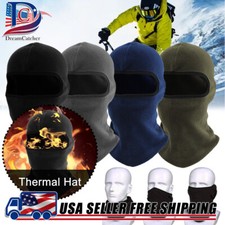 Winter Windproof Thermal Fleece Neck Warm Balaclava Ski Snow Full Face Mask Hat
