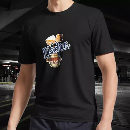 NEW SHIRT CLASSY FISCHER BEER DESIGN RACING LOGO T-SHIRT FUNNY SIZE S-5XL - Picture 2 of 5