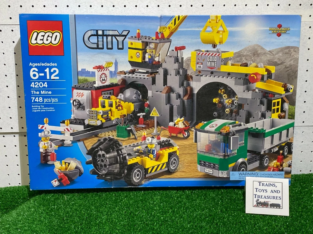 LEGO City The Mine #4204 NIB 748 pcs Retired 2014 Crease in Box See photos (BB13 899998958642 eBay