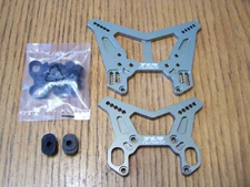 Arrma TLR Typhon Buggy Front Rear 7075-T6 Aluminum CNC Shock Towers & Block Set