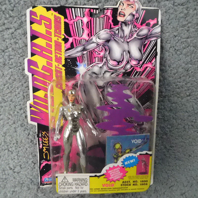 Vintage Jim Lee Wildcats VOID Action Figure Playmates Toy CARD included 1995 NEW