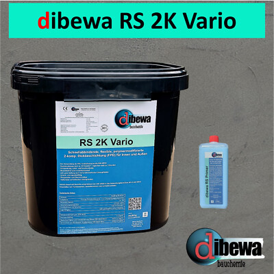 dibewa - RS 2K Vario / Reaktivabdichtung / Kellerabdichtung 24,88 kg