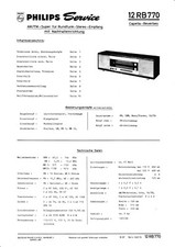 Service Manual-Anleitung für Philips 12 RB 770,Capella-Reverbeo