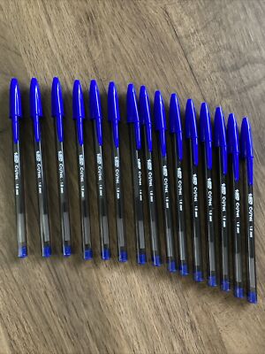 BIC Cristal 1,6 mm FETT/GROß Blau Kugelschreiber, BIC NR.: 880656 (15 STIFTE)