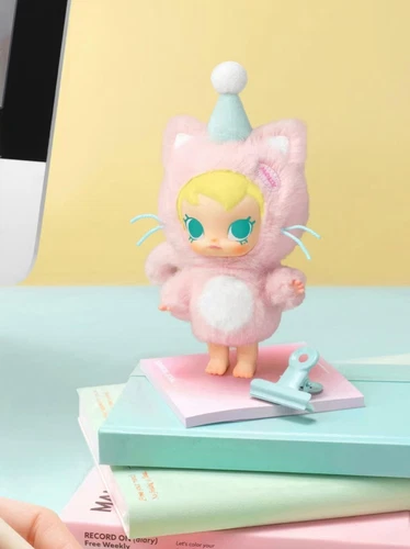 Genuino POPMART Nuevo Bebé Molly Bolsillo Amigos Vinilo Felpa Colgante Caja Ciega - Imagen 6 de 16