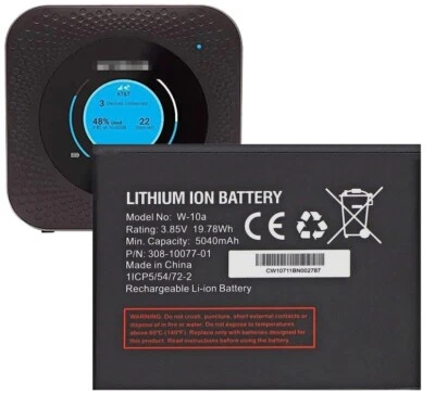 NEW Battery for AT&T Netgear Nighthawk LTE Mobile Hotspot MR1100 W-10A 5040mAh