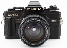  MINT Minolta New X-700 MPS SLR 35mm Film Camera Black 28mm f3.5 SG Lens JAPAN