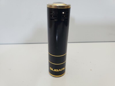 VINTAGE WORKING SUBARU APOLLO LP-V LIGHTER / BLACK ENAMEL, JAPAN 4182/34