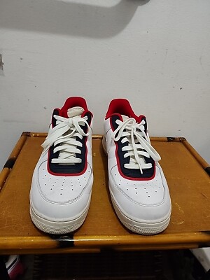 Nike Air Force '07 LV8 Double Layer Mens Size 13 AO2439-100 Obsidian/Red  Shoes