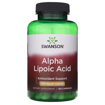 Swanson Alpha Lipoic Acid (ALA) 300 mg, 120 Kapseln