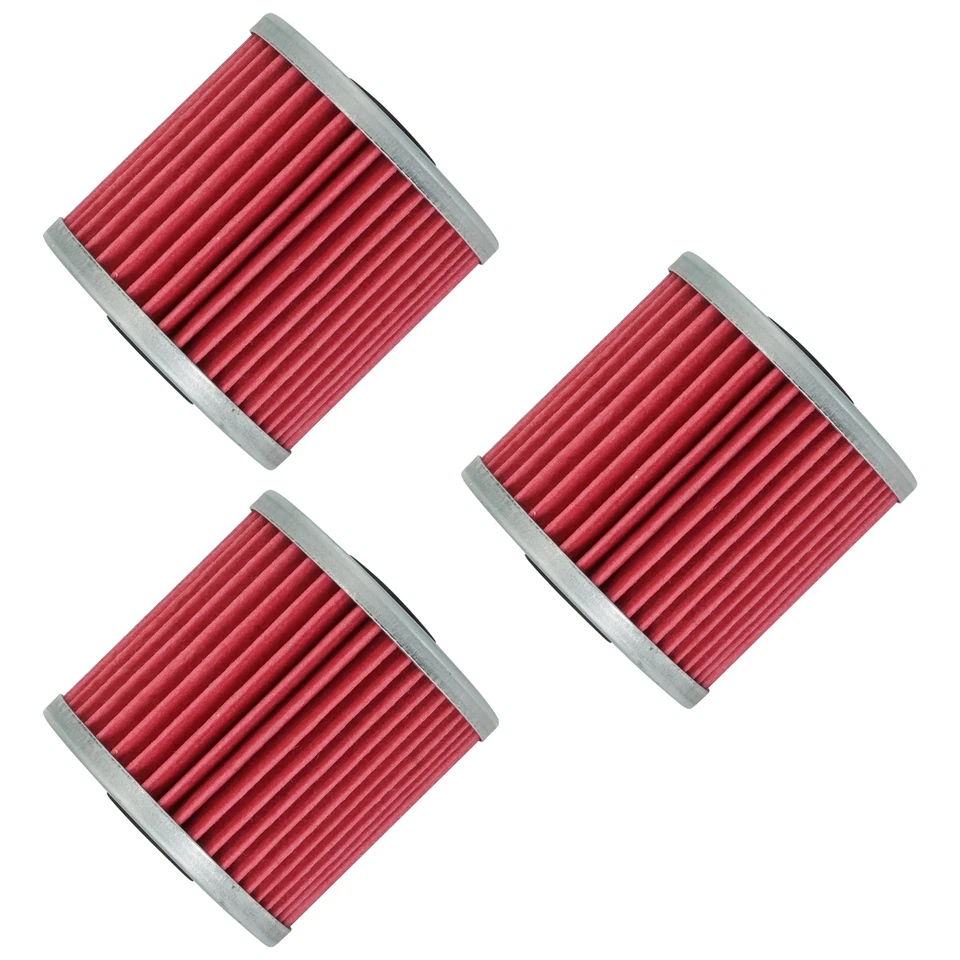 3 Pack Oil Filter for Kawasaki KLR650 KLR-650 KLR 650 1987-2018 16099-004 - Image 4 of 4