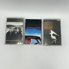 3 Vtg U2 Cassette Tape Lot Rattle And Hum The Joshua Tree Wild Horses
