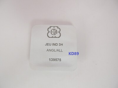 ETA 2836-2 2846 date + day disc 2557 + 2561 swiss made in original