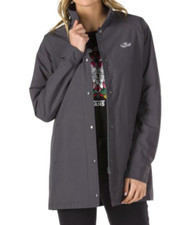 Vans Women's Thanks Coach Mte Grey Long Jacket (vn0a3aoa1o7) Sizes L & Xl