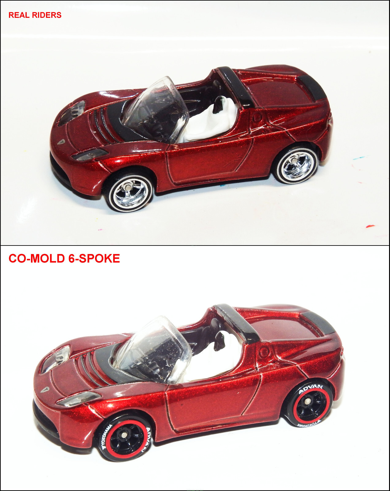 Hot Wheels TESLA ROADSTER STARMAN Custom WHEELS Pick A Car See Photos-image