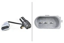 Audi A1 A3 A4 A6 Seat Skoda VW HELLA Crankshaft Position Sensor 1.4-2.0L 1996-