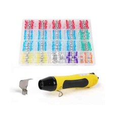 400PCS Solder Seal Wire Connectors with Heat Gun, Solder Stick Wire Connector...