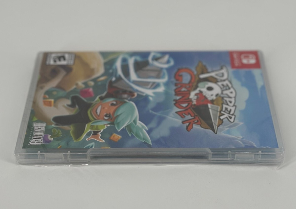 Pepper Grinder Video Game Nintendo Switch Devolver Fantasy Puzzle