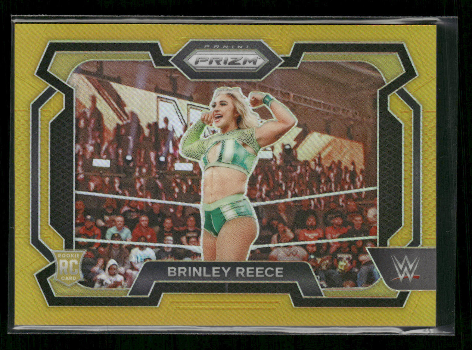 2024 Panini Prizm WWE Brinley Reece Rookie Gold Prizm 02/10 [dbA54