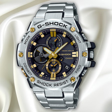 CASIO G-SHOCK G-STEEL GST-B100D-1A9JF Solar Men's Black Watch from Japan