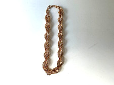 Halskette vergoldet Länge 40 cm Modeschmuck