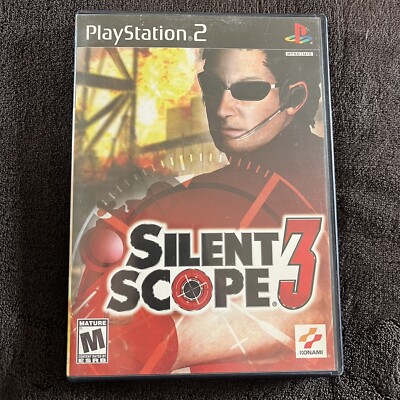 Silent Scope 3 PS2 (Sony PlayStation 2, 2002) Complete With Manual