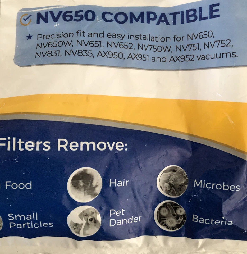 Вакуумные фильтры Shark NV650 HEPA - Изображение 3 из 4