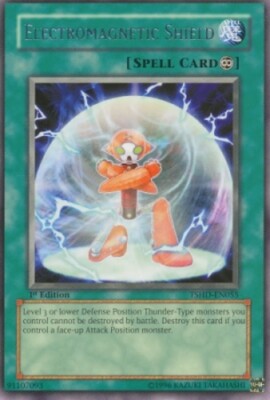 YGO-1x-Near Mint-Electromagnetic Shield - TSHD-EN055 - Rare - 1st Edition-The Sh