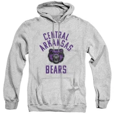 Central Arkansas Adult Pullover Hoodie Bears Logo, Athletic Heather, S-3XL