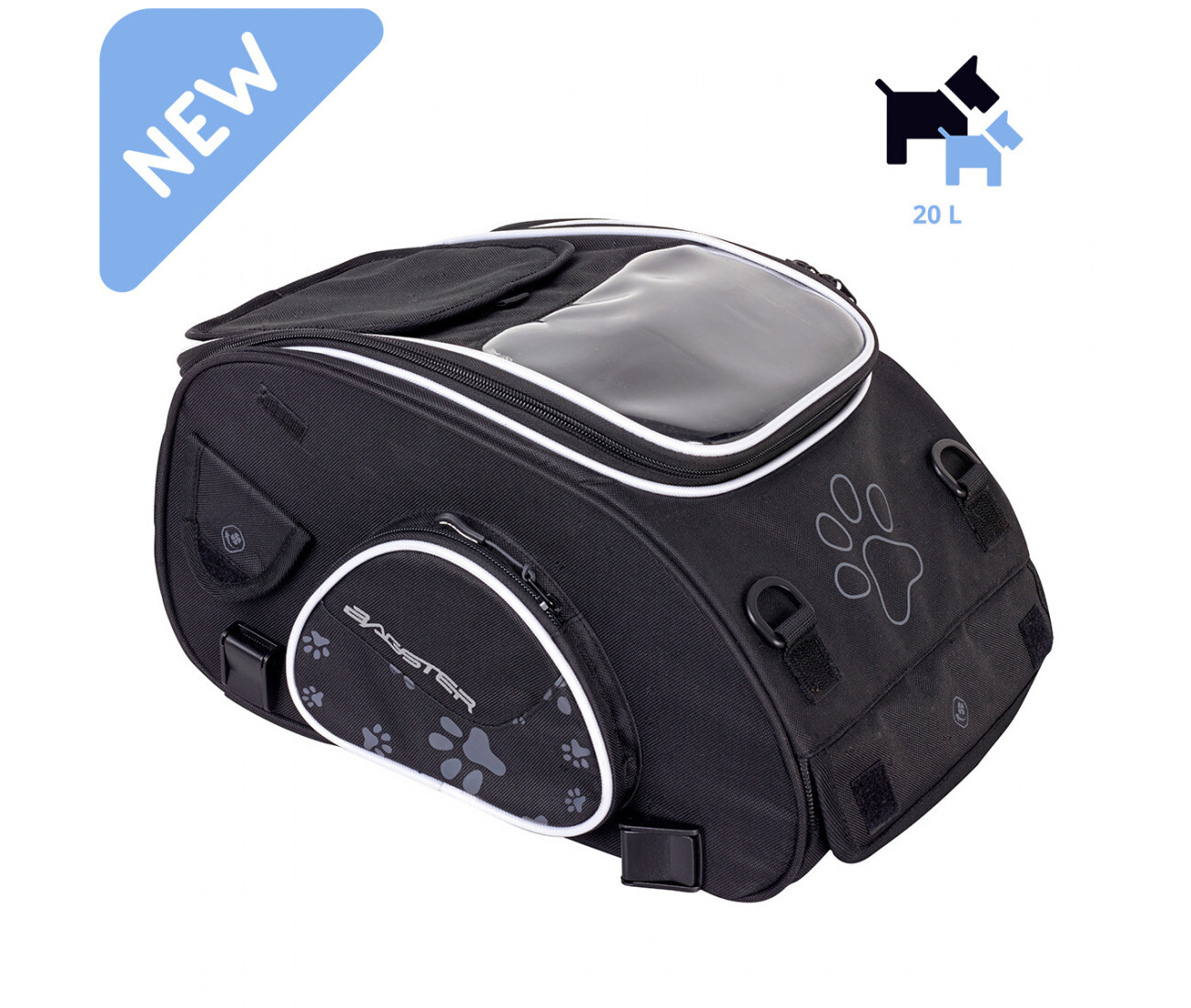 Alforja Depósito BAGSTER 20L Puppy para Perros - XSR390
