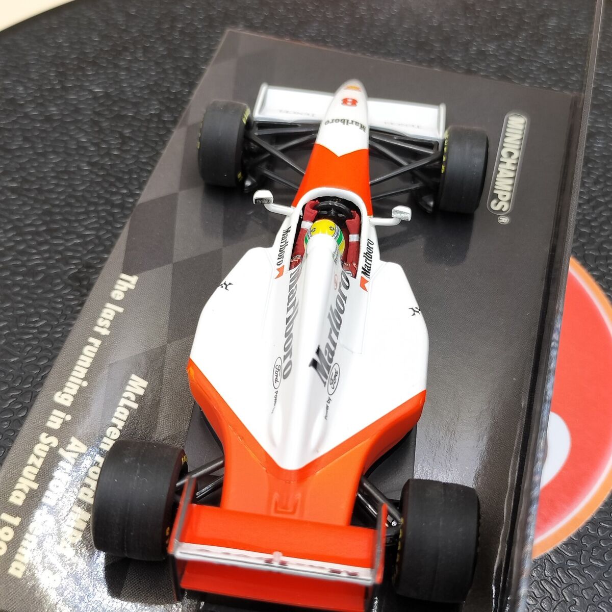MINICHAMPS 1/43 McLaren Ford MP4/8 Ayrton Senna 1993 Suzuka MINICHAMPS 1/43 McLaren Ford MP4/8 Ayrton Senna 1993 Suzuka