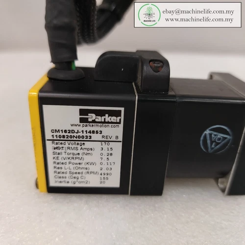 Parker CM162DJ-114853 Motor Used In Speedline 8000-2