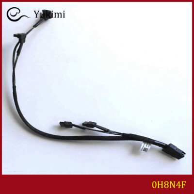 0H8N4F FOR DELL PowerEdge T130 MINI SAS to 4 SATA Array Card Hard Disk Cable