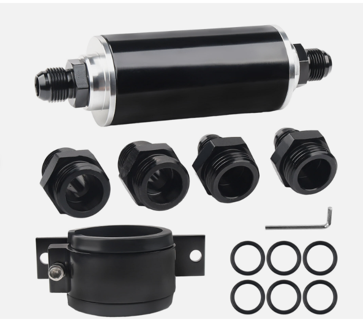 Universal 10 Micron Inline Fuel Filter W/ 6AN 8AN 1 Produktbild-Vorschau 12
