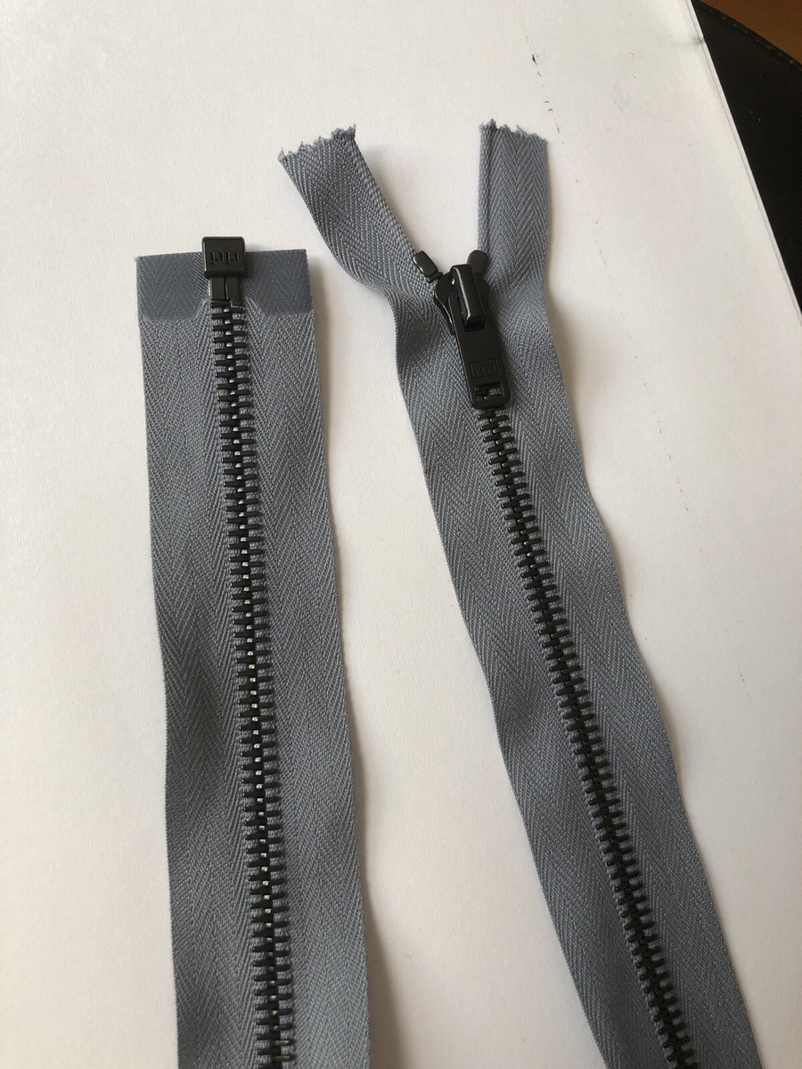 riri　7/24 Off-White Riri Plastic Molded Zipper 3 Brown Teeth 7 Inches