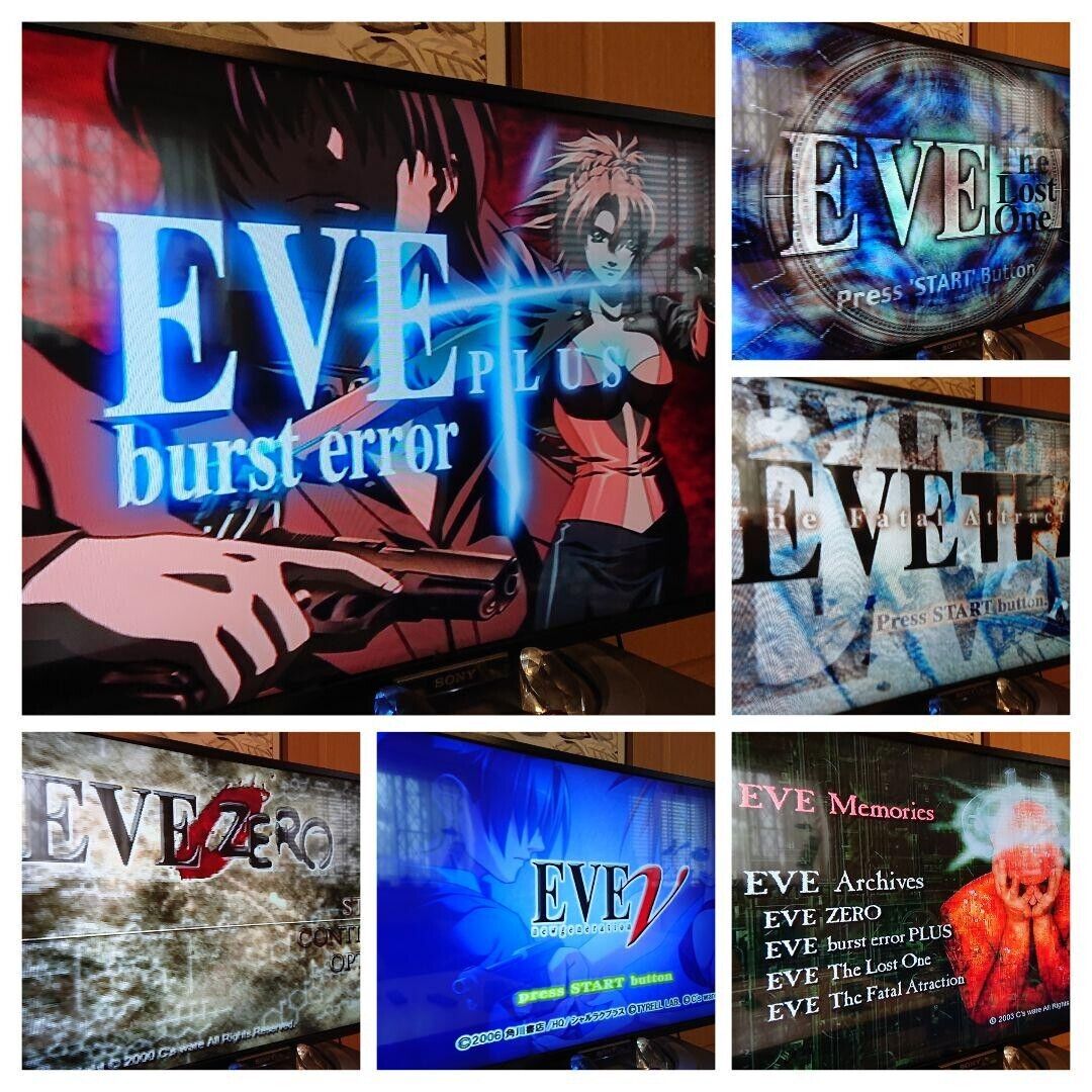 EVE burst error PLUS, The Lost One,Fatal Attraction,ZERO,new EVE burst error PLUS, The Lost One,Fatal Attraction,ZERO,new