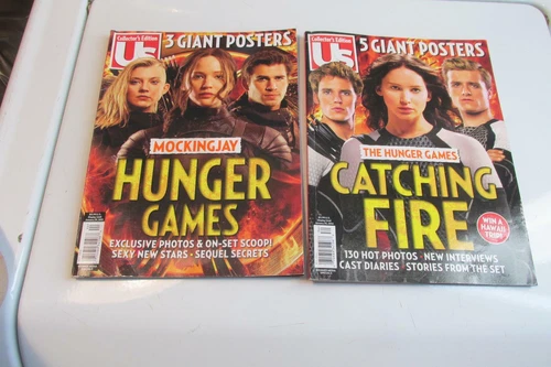 Us Hunger Games Catching fire & Mocking Jay Hunger Games Magazines Free Ship
