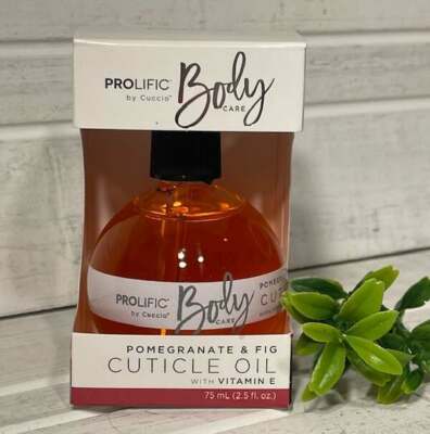 Prolific Body Nail Cuticle Oil Pomegrante & Fig Cuticle Oil 2.5 oz