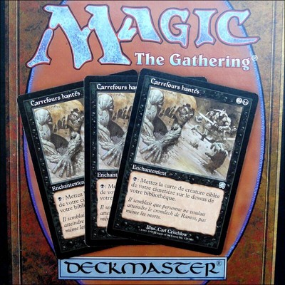 MTG - MAGIC - 1 set de 3 Carrefours hantés - Haunted Crossroads ...