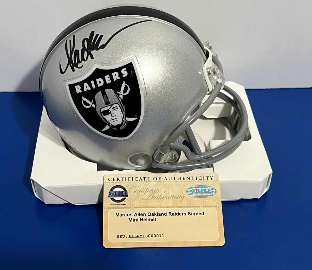 Las mejores ofertas en Marcus Allen Cascos de la NFL de fútbol con