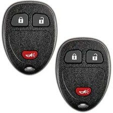 2X Key Fob Replacement for 2007 2008 2009 2010 2011 2012 2013 2014 2015 Black