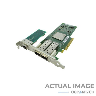 Q-Logic QLE2562-WB Dual-Port 8GbE SFP PCIe Host Bus Adapter P/N: PX2810403-43